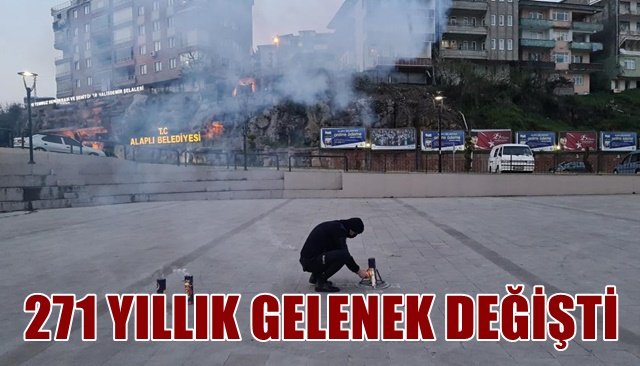  271 YILLIK GELENEK DEĞİŞTİ