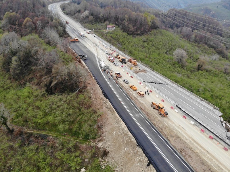 Akçakoca yolu... Çöken yol..! - 2