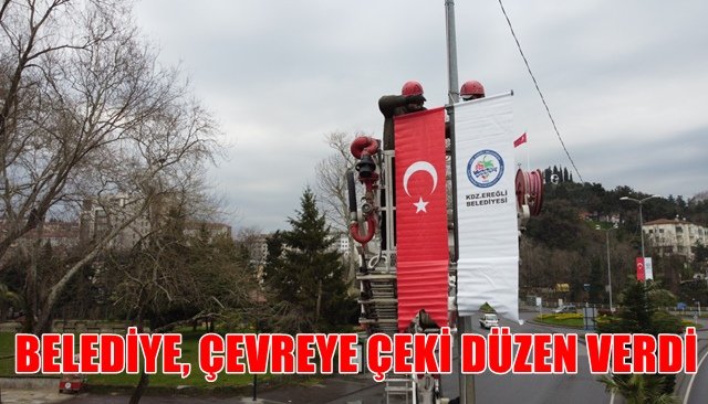 BELEDİYE, ÇEVREYE ÇEKİ DÜZEN VERDİ