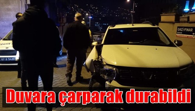  Duvara çarparak durabildi