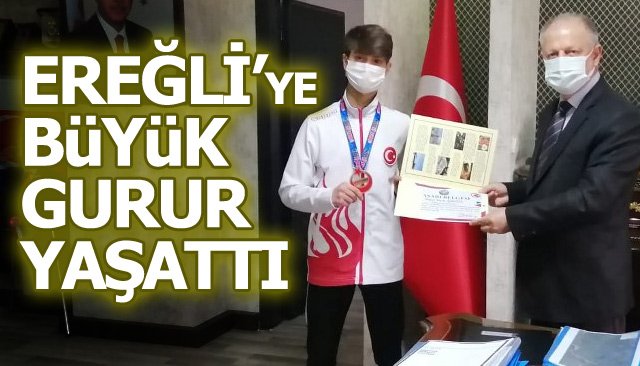 EREĞLİ’YE BÜYÜK GURUR YAŞATTI