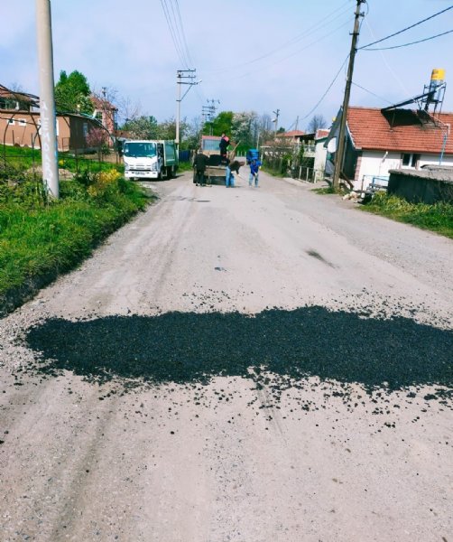 Kandilli’de bozuk yollar onarılıyor - 4