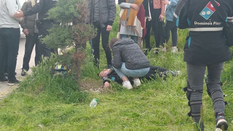 MOTORLU KURYE AĞIR YARALANDI - 1