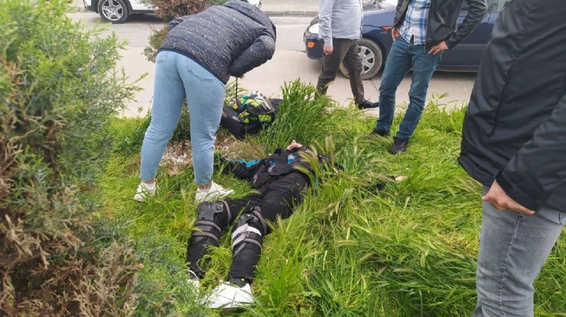 MOTORLU KURYE AĞIR YARALANDI - 2