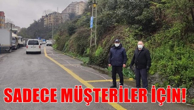 Pazara gelenler için oluşturuldu