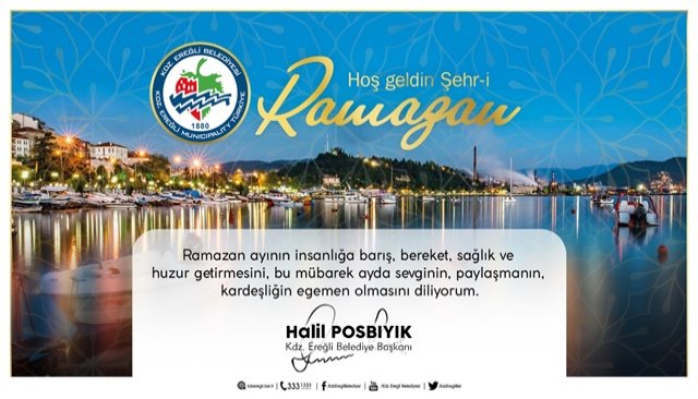 POSBIYIK: ”Sağlık ve huzur dolu bir Ramazan diliyorum”