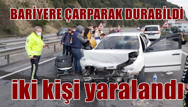 BARİYERE ÇARPARAK DURABİLDİ