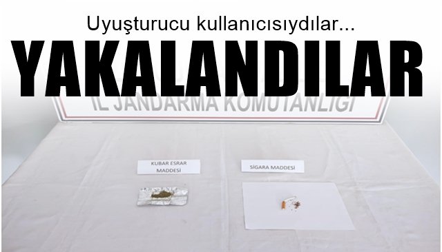 Uyuşturucu kullanıcısıydılar, yakalandılar...