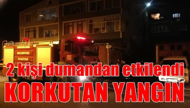 ZONGULDAK´TA KORKUTAN YANGIN