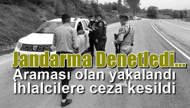 Araması bulunanlar yakalandı, ihlalcilere ceza kesildi