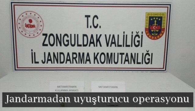 Jandarmadan uyuşturucu operasyonu