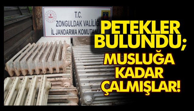 PETEKLER BULUNDU; MUSLUĞA KADAR ÇALMIŞLAR!