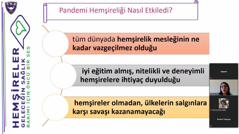 “SALGIN HEMŞİRELERİN VAZGEÇİLMEZ OLDUĞUNU GÖSTERDİ” - 2