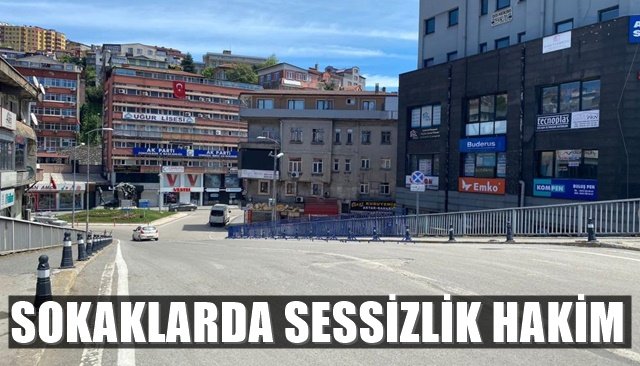  Zonguldak´ta hafta sonu sessizlik hakim