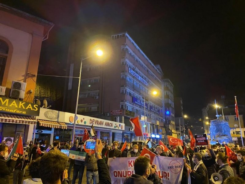 ZONGULDAK´TA İSRAİL KARŞITI PROTESTO... - 5