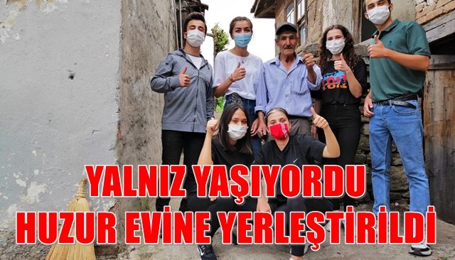 73 yaşındaki Ramazan amca huzurevine yerleşti