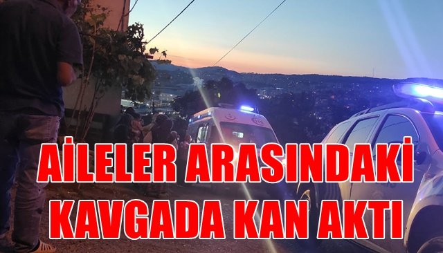 AİLELER ARASINDAKİ KAVGADA KAN AKTI