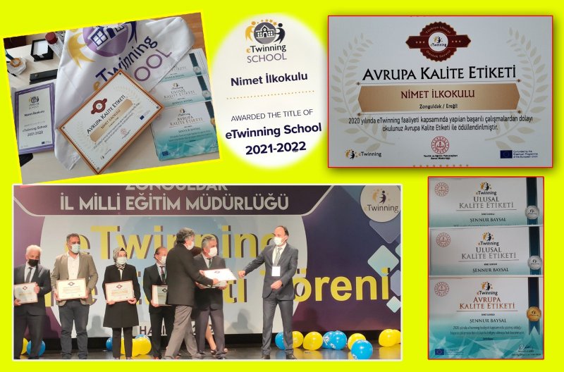 AVRUPA KALİTE ETİKETİ ALDILAR; E-TWİNNİNG OKULU OLDULAR… - 1