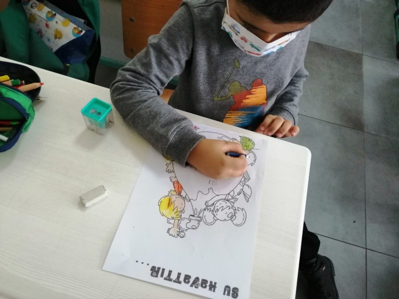 EREĞLİ’DE BİR İLKOKULA ‘YEŞİL BAYRAK’ ÖDÜLÜ  - 1