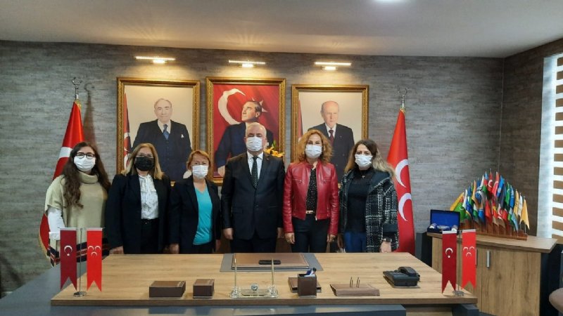 KADIN GÜCÜ,  MHP’Yİ ZİYARET ETTİ - 1