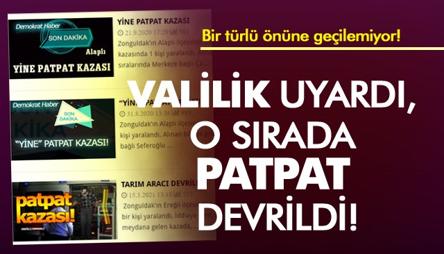 PATPAT DEVRİLDİ!