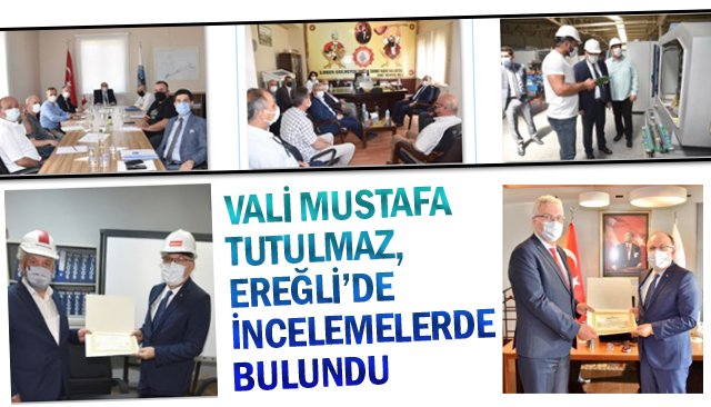 VALİ, İNCELEMELERDE BULUNDU