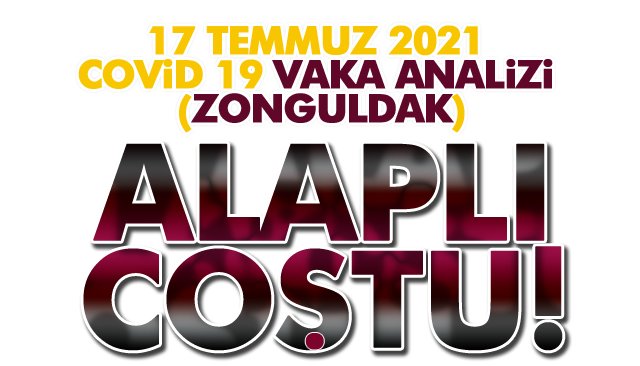 17 TEMMUZ 2021 COVİD 19 VAKA ANALİZİ (ZONGULDAK)