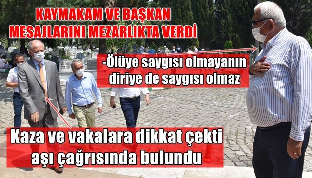 BELEDİYE, ÇİÇEK VE KAVURMA DAĞITTI