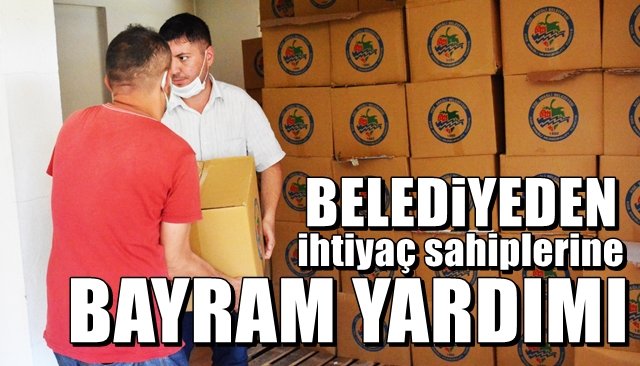 Belediyeden bayram yardımı