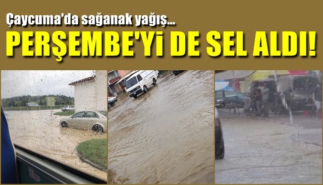 Bu sel haberi Çaycuma’dan… PERŞEMBE’Yİ DE SEL ALDI…