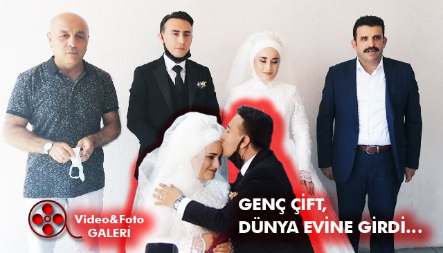 GENÇ ÇİFT, DÜNYA EVİNE GİRDİ…