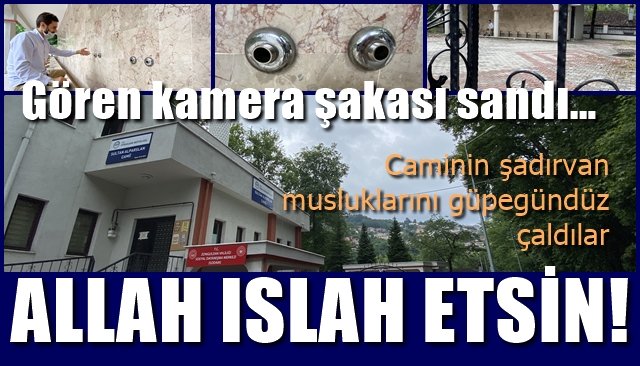 Gören kamera şakası sandı… ALLAH ISLAH ETSİN! 