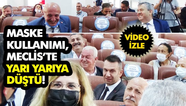 MASKE KULLANIMI, MECLİS’TE YARI YARIYA DÜŞTÜ!