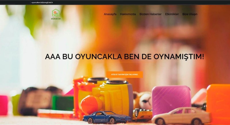 OYUNCAK EVİ WEB SAYFASI YAYINDA - 1