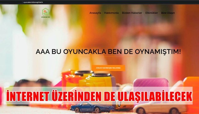  OYUNCAK EVİ WEB SAYFASI YAYINDA