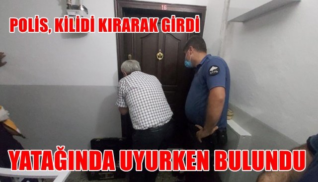 YATAĞINDA UYURKEN BULUNDU