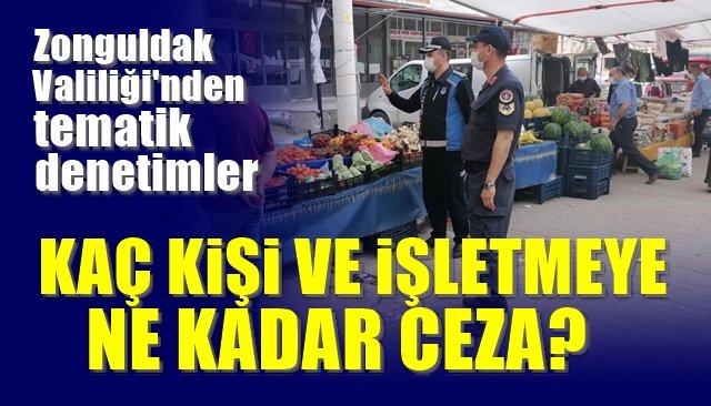 Zonguldak Valiliği´nden tematik denetleme