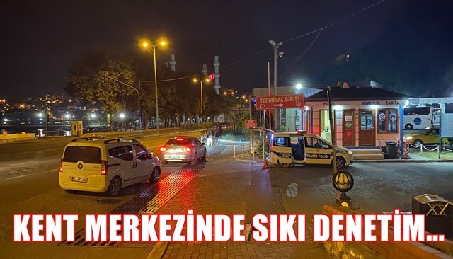 Araçları tek tek durdurup kontrol ettiler