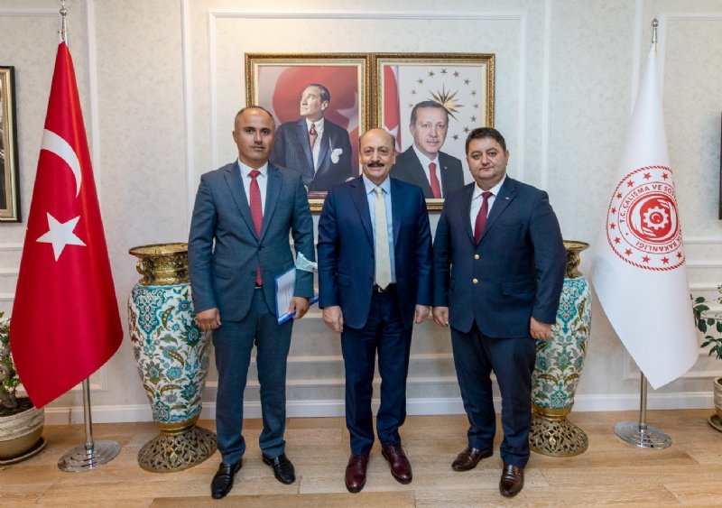 GMİS yönetimi, Çalışma Bakanı Bilgin ile görüştü - 1
