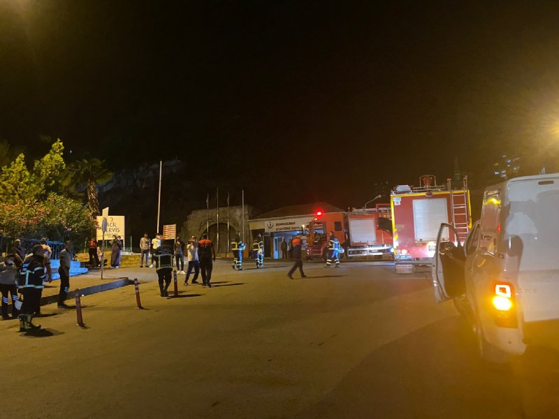 Hastane inşaatında yangın ihbarı yapıldı…Gerçek olay yerine gelince anlaşıldı. - 1