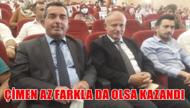 İKİ ADAY YARIŞTI, KAZANAN ÇİMEN OLDU