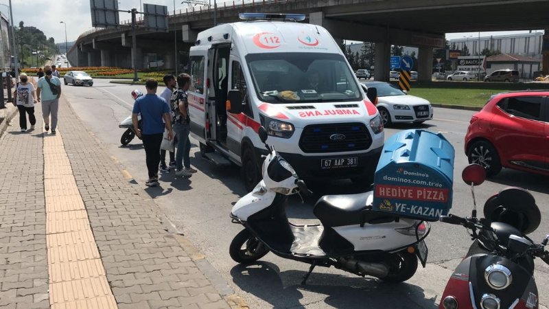 MOTOSİKLET KAZASINDA BİR KİŞİ YARALANDI - 3