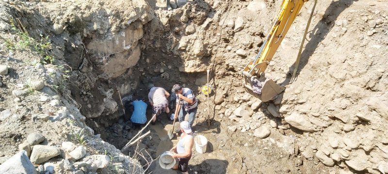 Selde zarar gören su hatları yenileniyor - 7