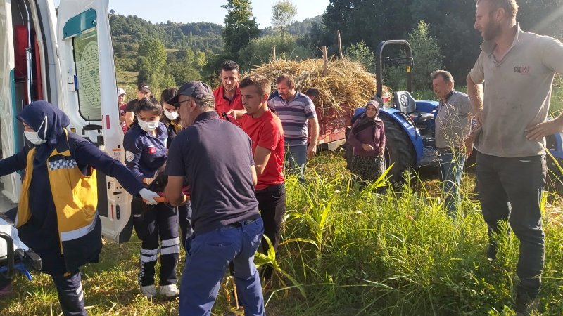 TRAKTÖRÜN ALTINDA KALAN GENÇ KIZ YARALANDI - 10