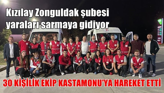 Türk Kızılayı Zonguldak Şubesi Kastamonu yolunda