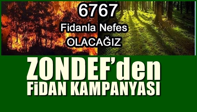 ZONDEF´TEN FİDAN KAMPANYASI