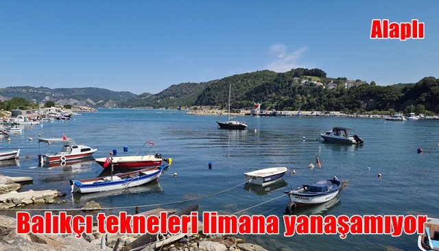 Balıkçı tekneleri limana yanaşamıyor