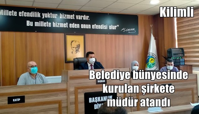 Belediye bünyesinde kurulan şirkete müdür atandı   