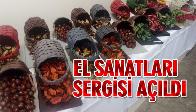 EL SANATLARI SERGİSİ AÇILDI