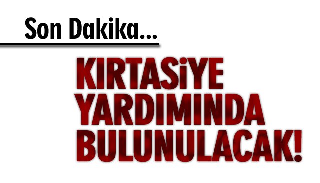 KIRTASİYE YARDIMINDA BULUNULACAK!